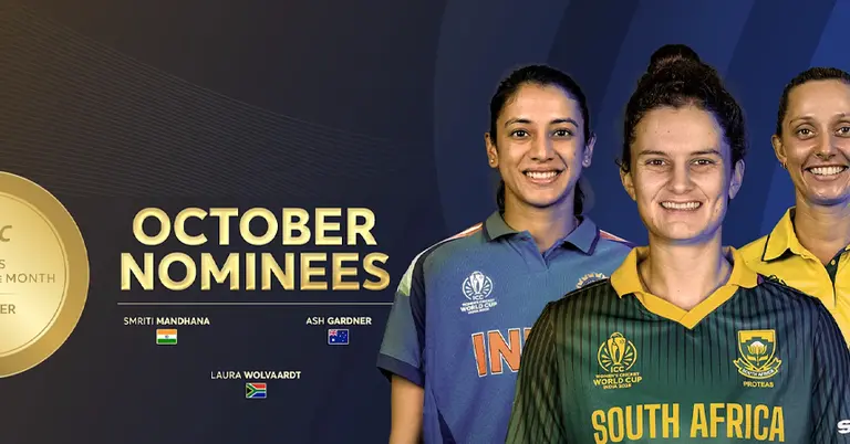 অক্টোবরের সেরার লড়াইয়ে জায়গা পাওয়া তিন নারী ক্রিকেটার